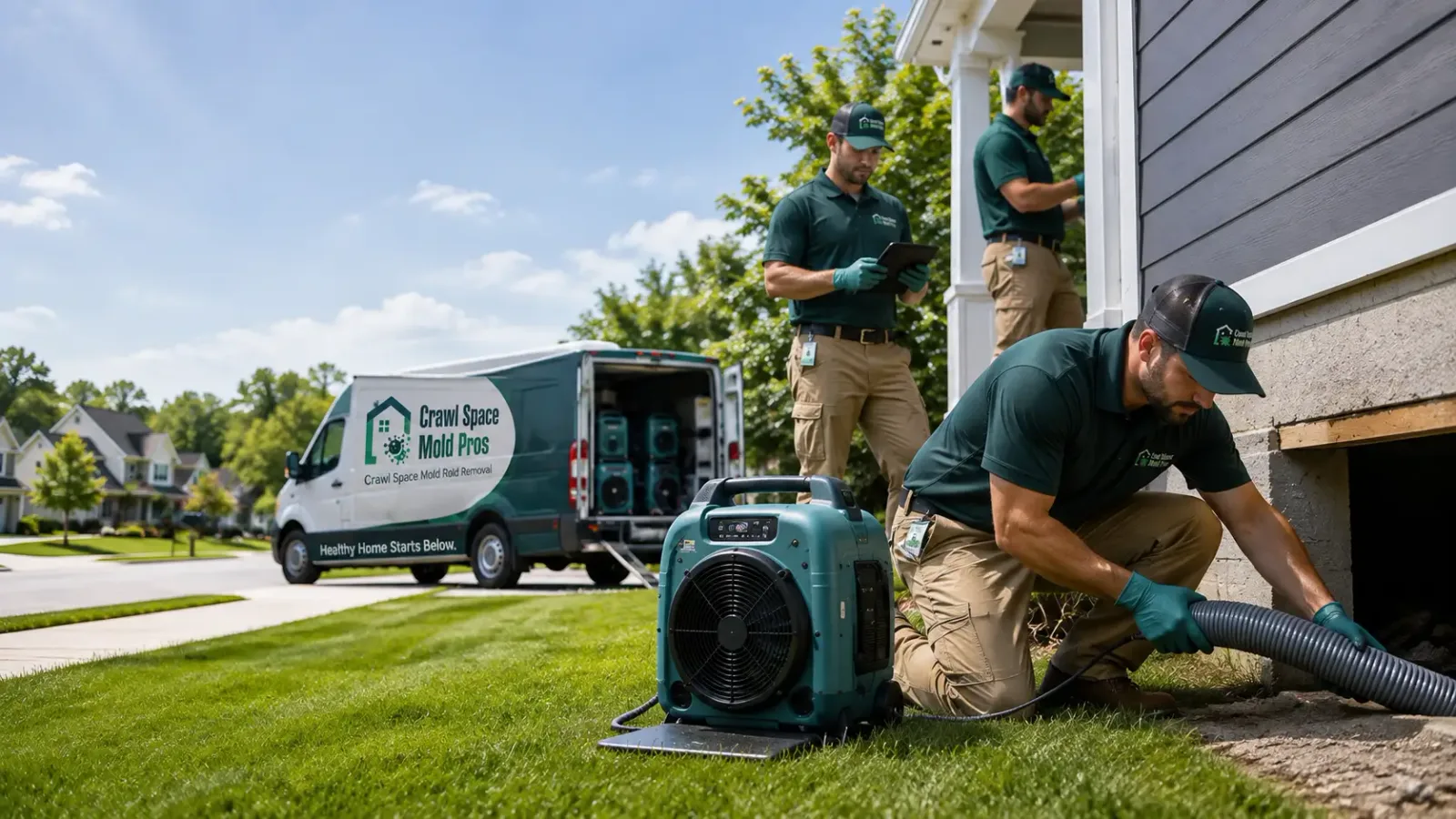 Crawl Space Mold Removal in East Lansing, MI